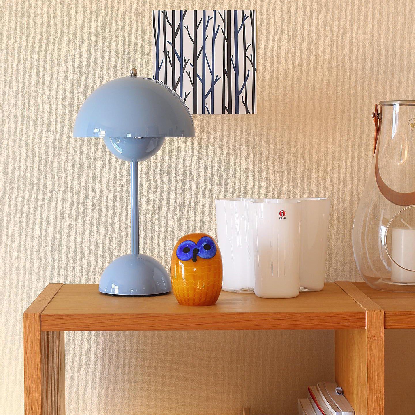 Retro Style Table Lamp – Wireless with 3 Adjustable Brightness Levels