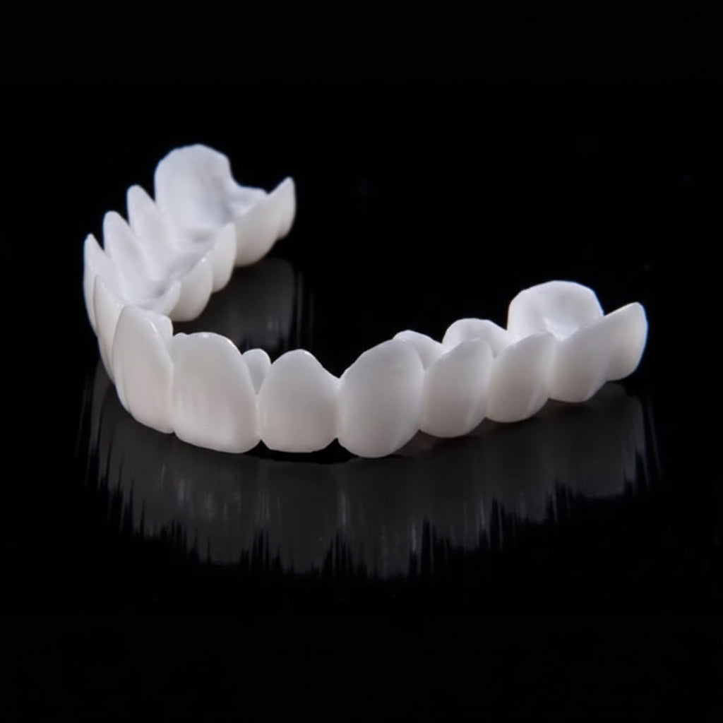 Stylish Dental Enhancer with Bright White Lenses