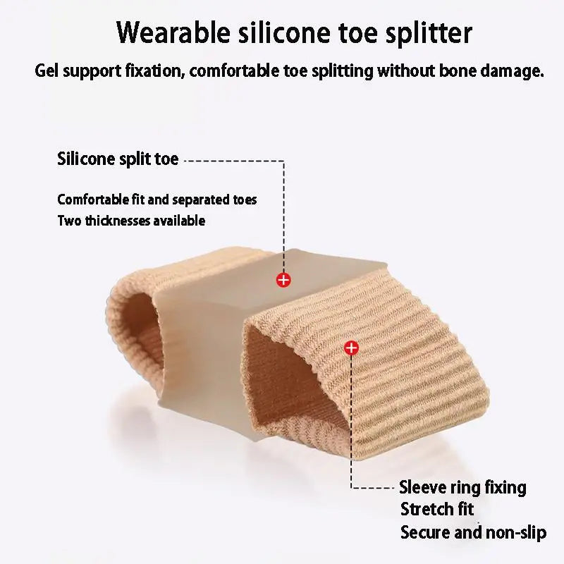 Bunion Corrector and Toe Separator – Aligner for Overlapping Toes