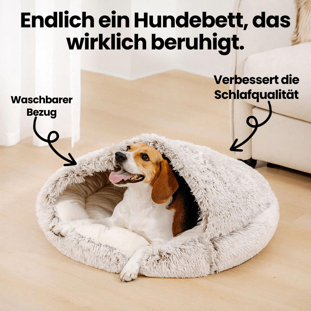 Hooded Pet Cave – Comfortable Hideaway for Cats and Dogs