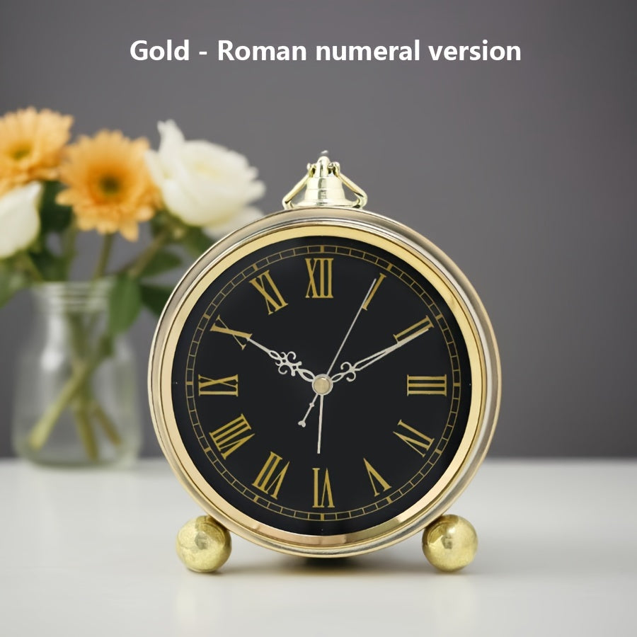Timeless Elegance – Retro Metal Alarm Clock