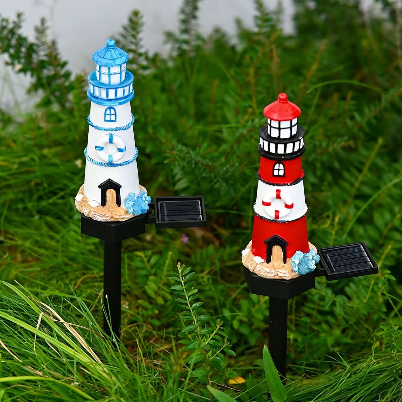 Solar Outdoor Decorative Lighthouse Lamp for Garden