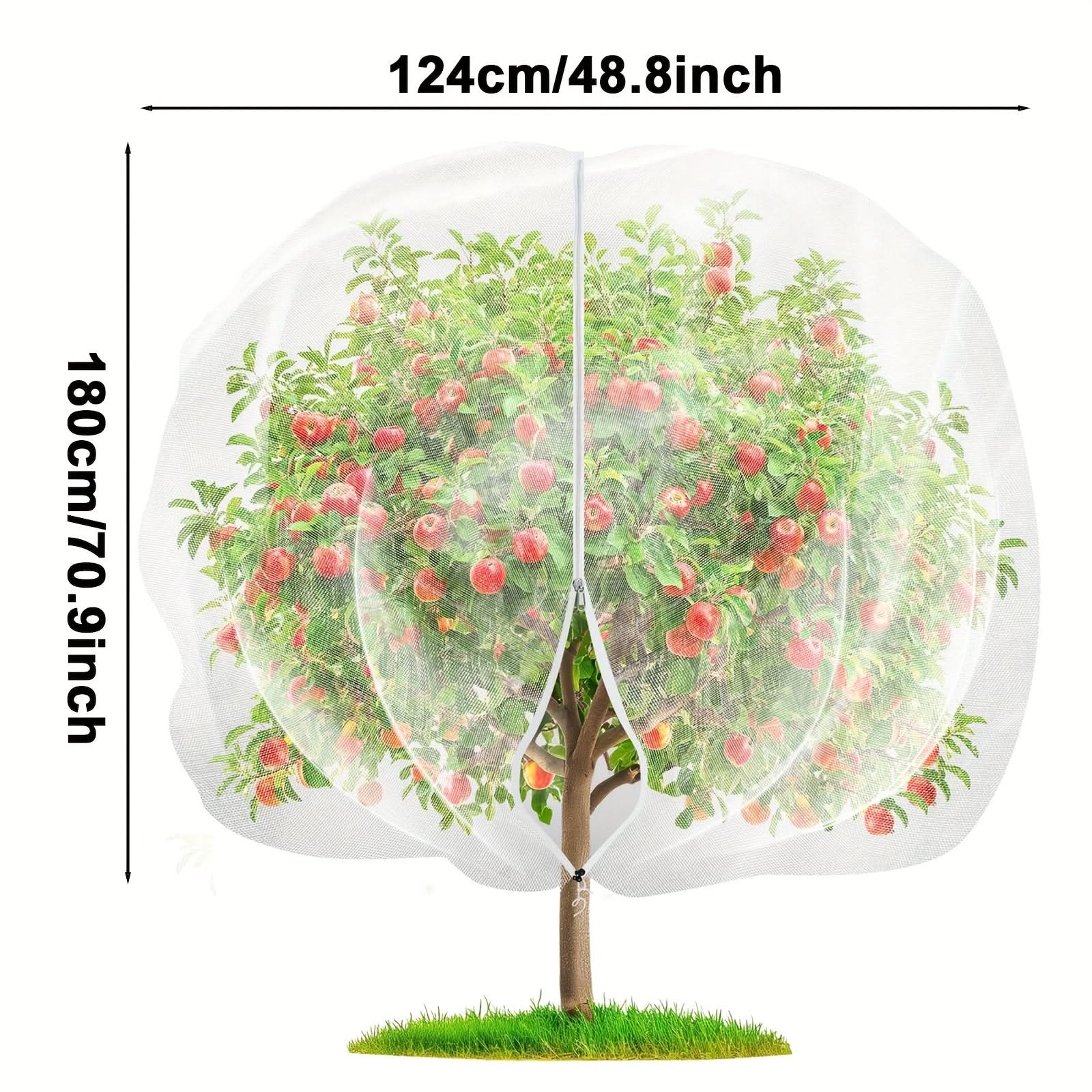 Garden Netting with Secure Drawstring – Protective Plant Cover