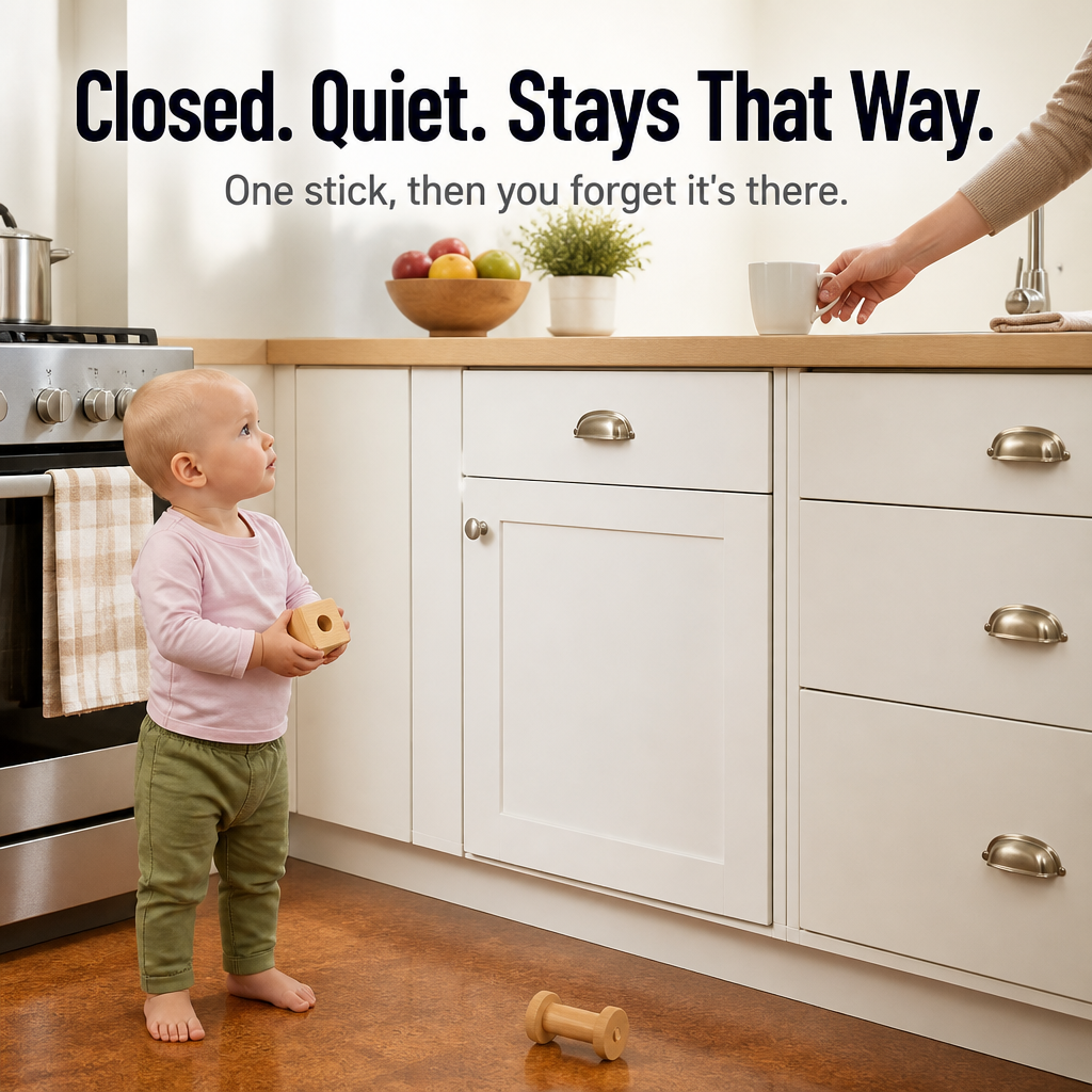 SecureSeal™ — Prevent Drawers from Slamming Open in Under 60 Seconds