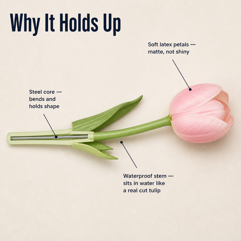 Everbloom™ — Feel the Difference With Real-Touch Tulips That Stay Fresh Forever