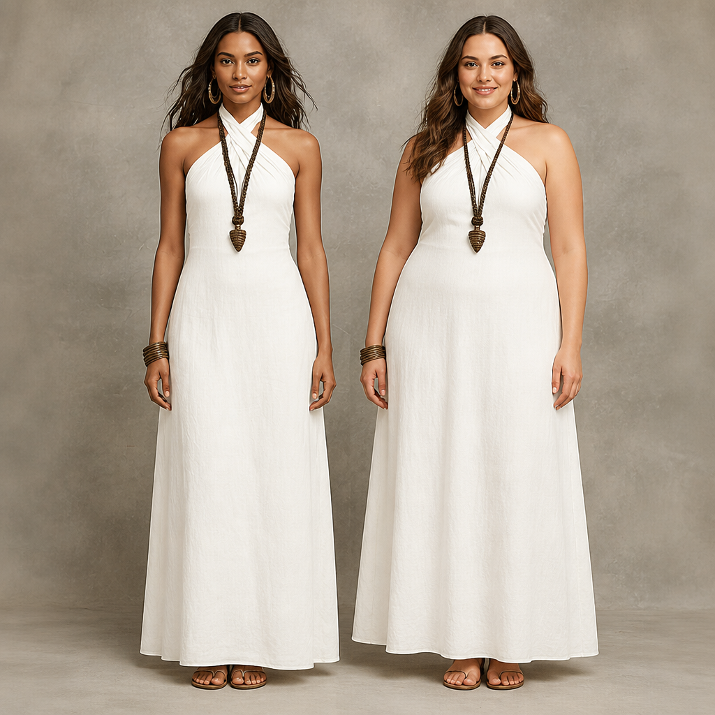 LumaSera™ Linen Dress — Stay Cool and Radiate Effortless Elegance All Day Long