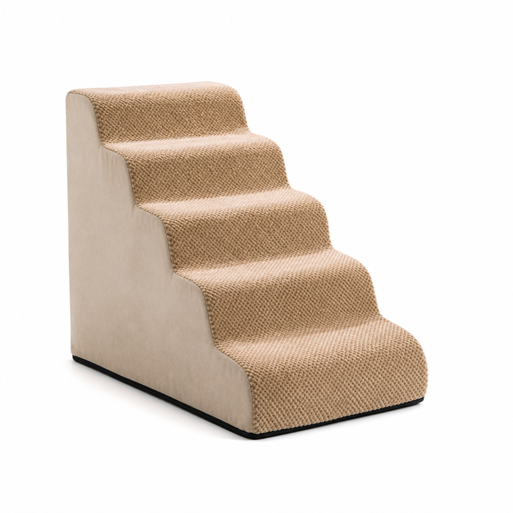 Anti-Slip Detachable & Washable Pet Stairs (5-Step)