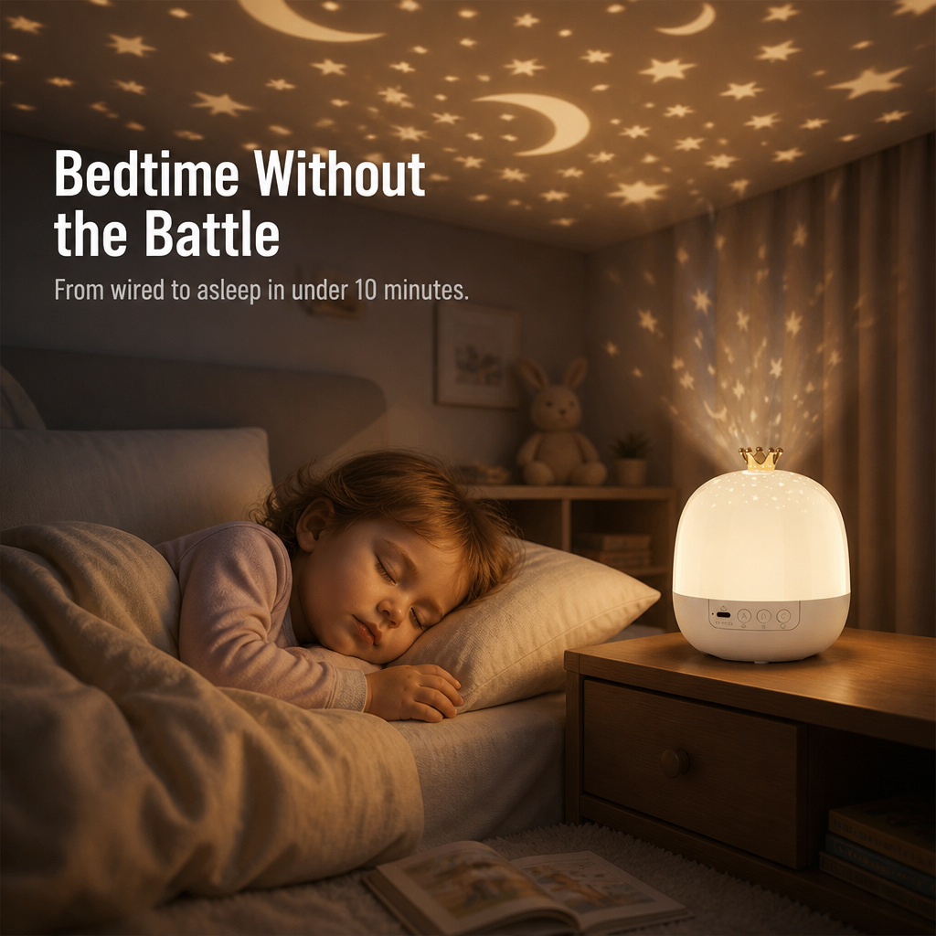 CelestiDream™ — Stop Bedtime Struggles with a Soothing Galaxy in Moments