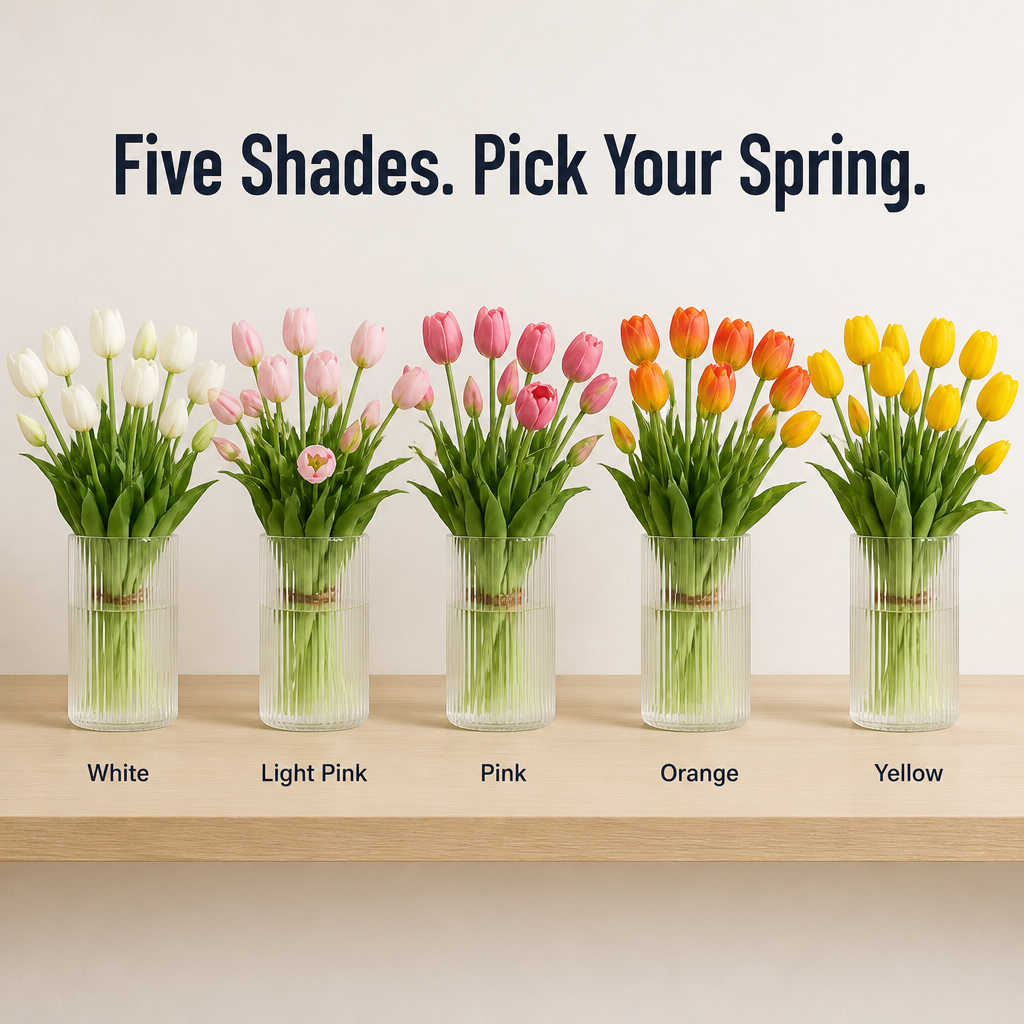 Everbloom™ — Feel the Difference With Real-Touch Tulips That Stay Fresh Forever