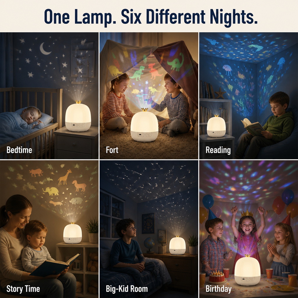CelestiDream™ — Stop Bedtime Struggles with a Soothing Galaxy in Moments