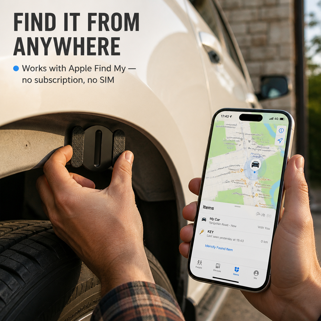 StealthStick™ — Conceal It Beneath Your Car, Track It From Anywhere
