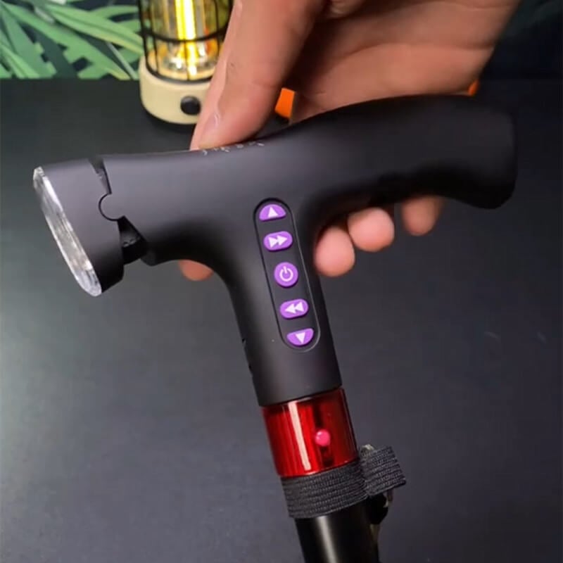 Walking Stick | Adjustable Height | Fall Detector | SmartCane