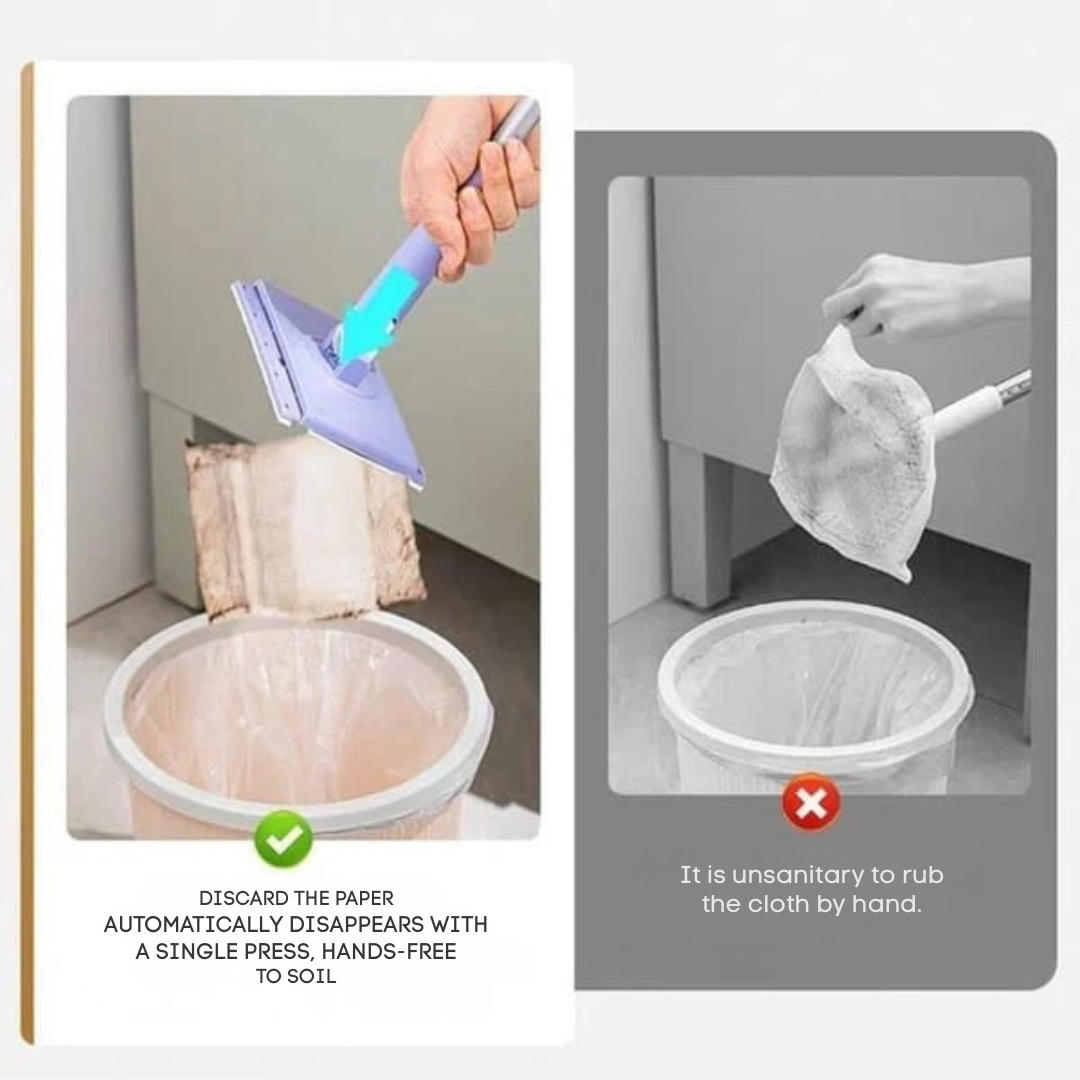 SwiftWipe™ Mini Mop — Cut Cleaning Time in Half and Breeze Through Messes Effortlessly