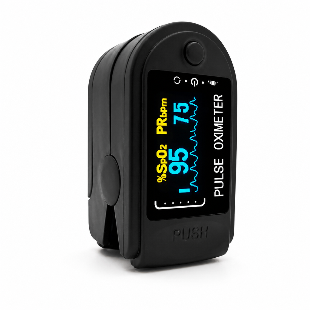 Non-Invasive LED Finger Pulse Oximeter
