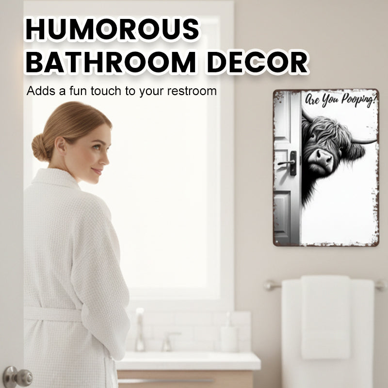 MooMood™ Laugh Sign — Turn Your Bathroom into a Happy, Unforgettable Spot Every Day