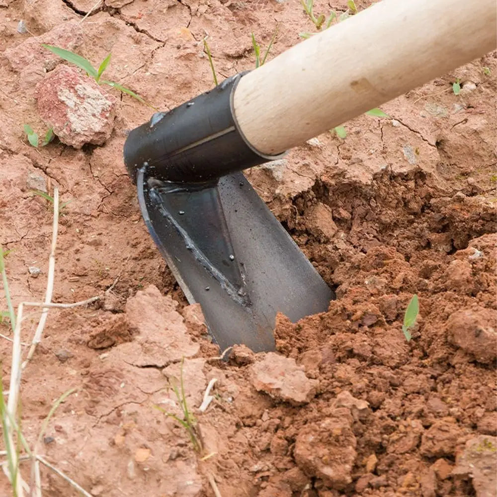 Garden Hoe Made of Manganese Steel – Sturdy Tool for Soil Tilling