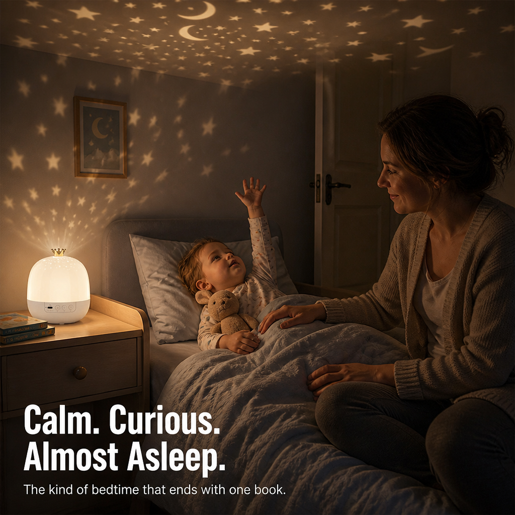 CelestiDream™ — Stop Bedtime Struggles with a Soothing Galaxy in Moments