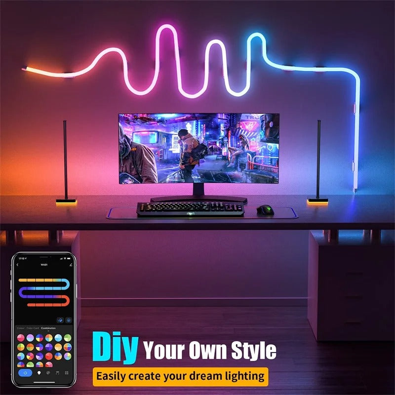 App-Controlled LED Light Strip – Music Responsive and Flexible