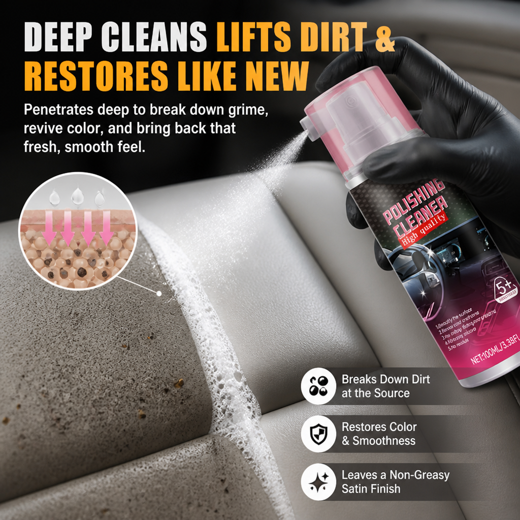 VeluraShield™ — Deep-Clean, Restore & Shield Your Car's Interior in One Wipe