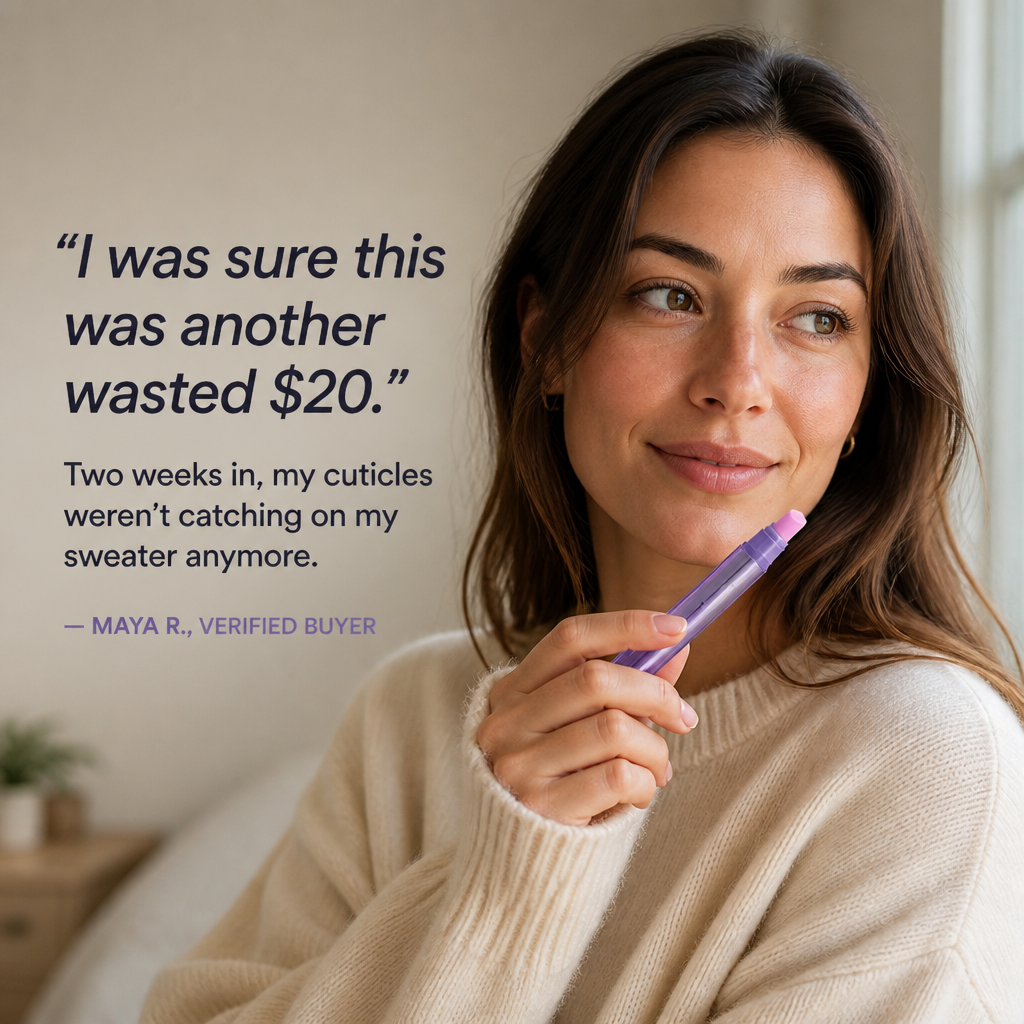 VitaNail™ — Restore Post-Gel Nails With This 3-in-1 Oil Buffer Pen