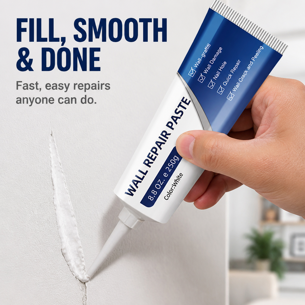 SilkFill™ — Patch Every Crack, Hole & Nail Mark in Minutes, No Mixing