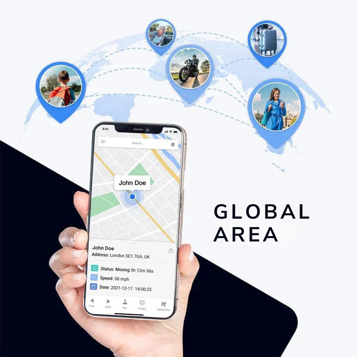 GPS Locator | Magnetic Attachment | Real-Time Tracking Via App | SafeTrack