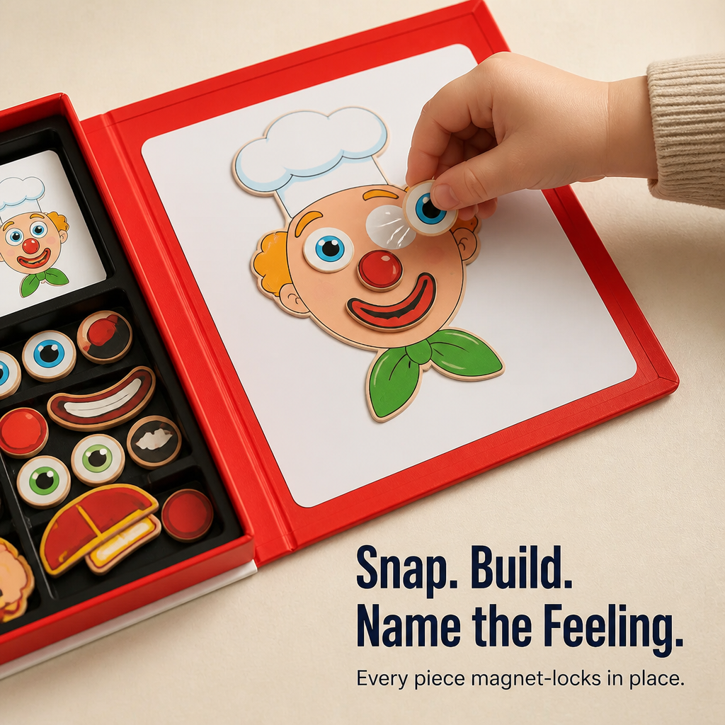 EmotiMate™ — Create Magnetic Expressions That Help Kids Learn Big Emotions Without Screens