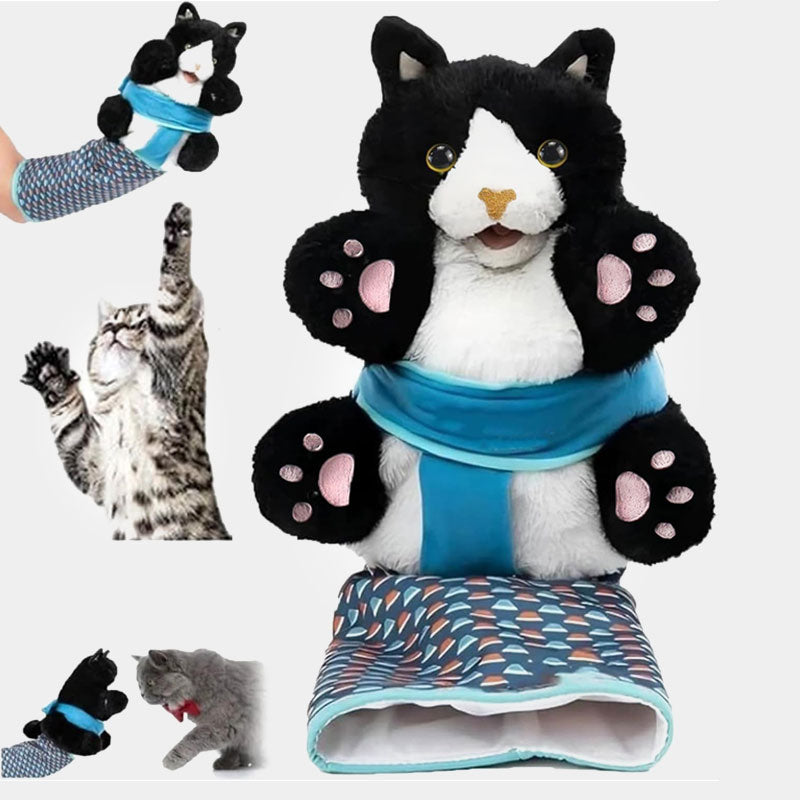 Plush Kitten Play Glove for Cats – Scratch-Resistant Design