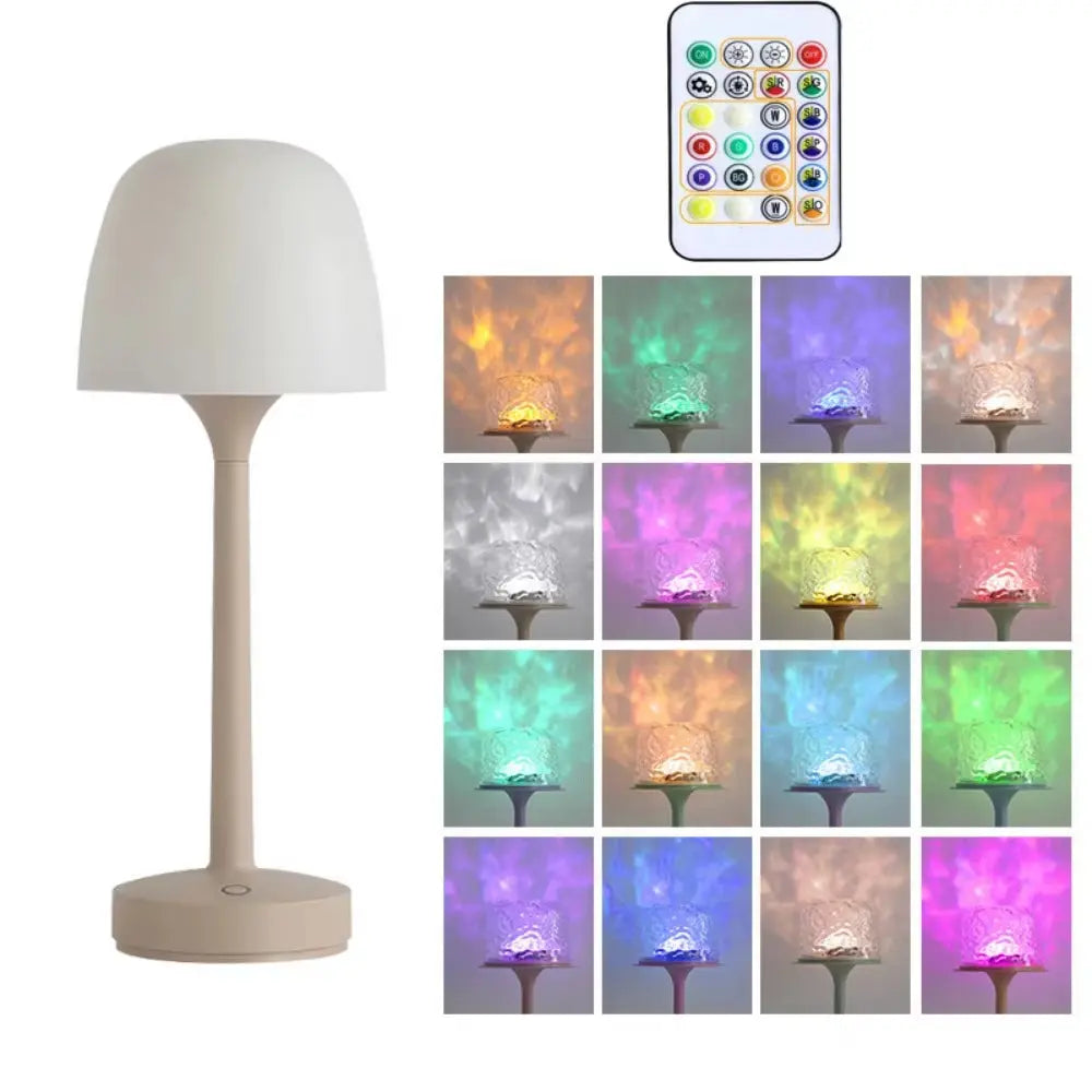 Touch-Controlled LED Desk Lamp with RGB Color Changing Features