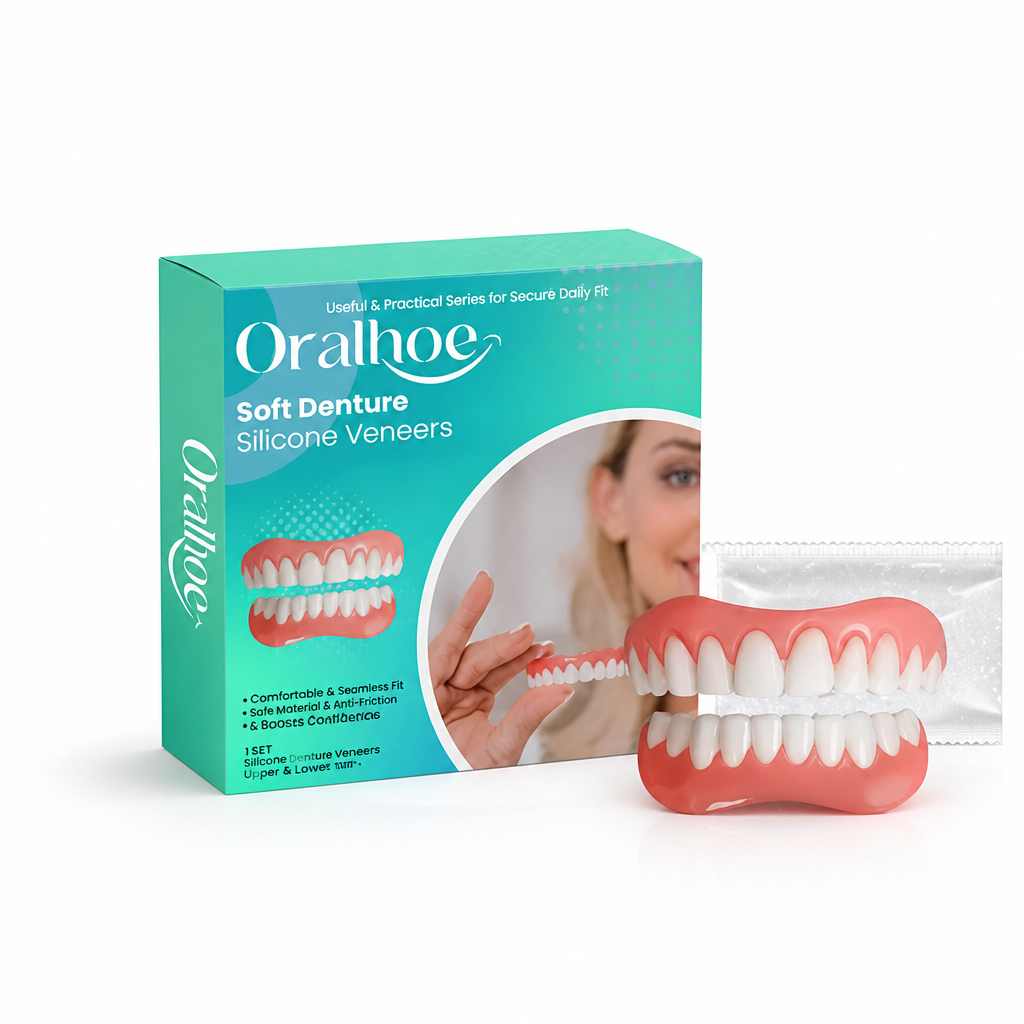 Soft Silicone Secure-Fit Denture Reliner Kit (Upper & Lower)