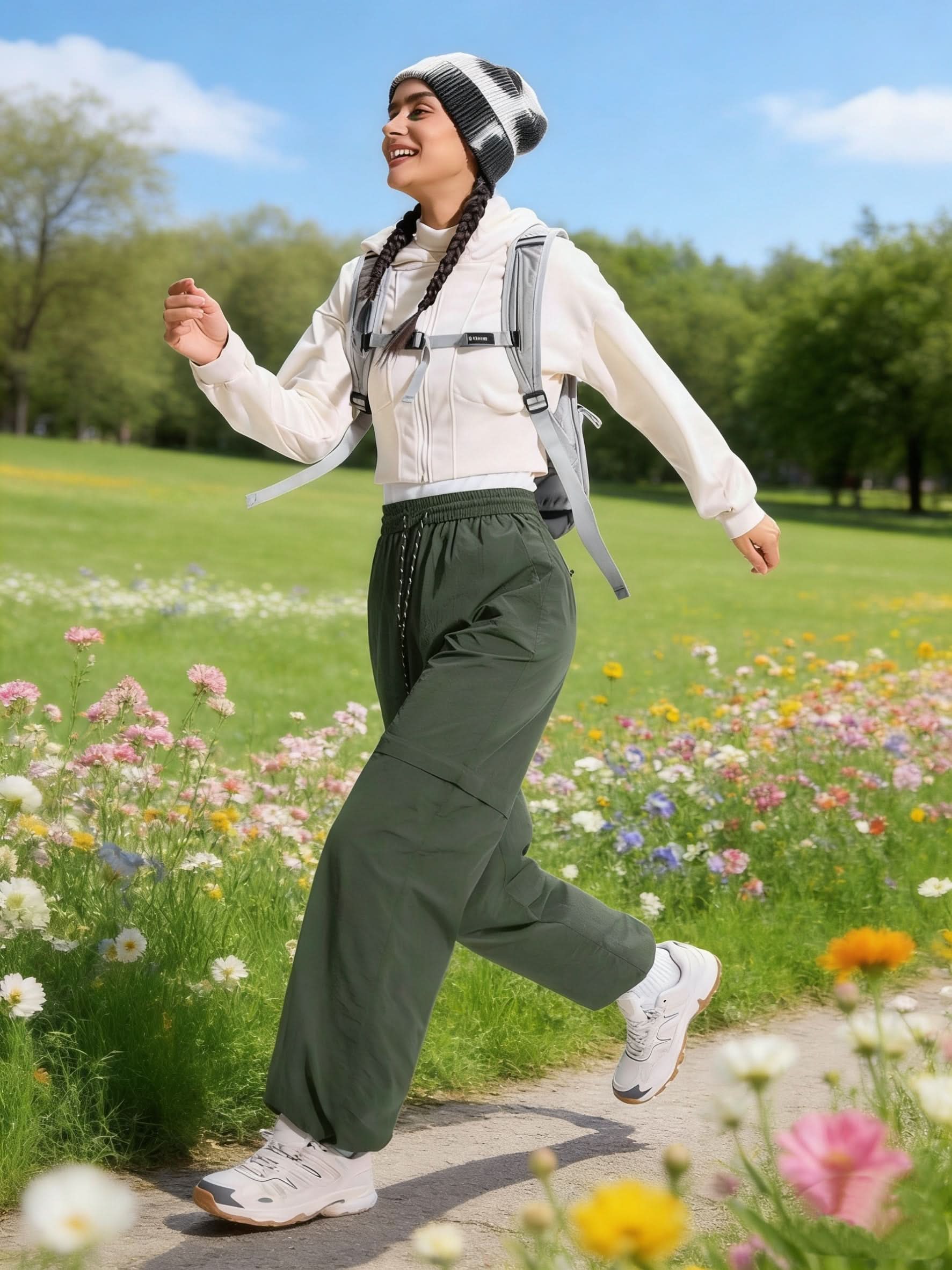 Convertible Outdoor Hiking Trousers for Adventure Activities
