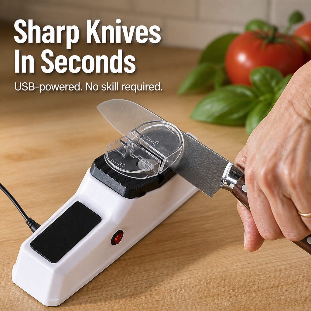 BladeCraft™ — Sharpen Your Knives to Slice Through Tomatoes Like New Again