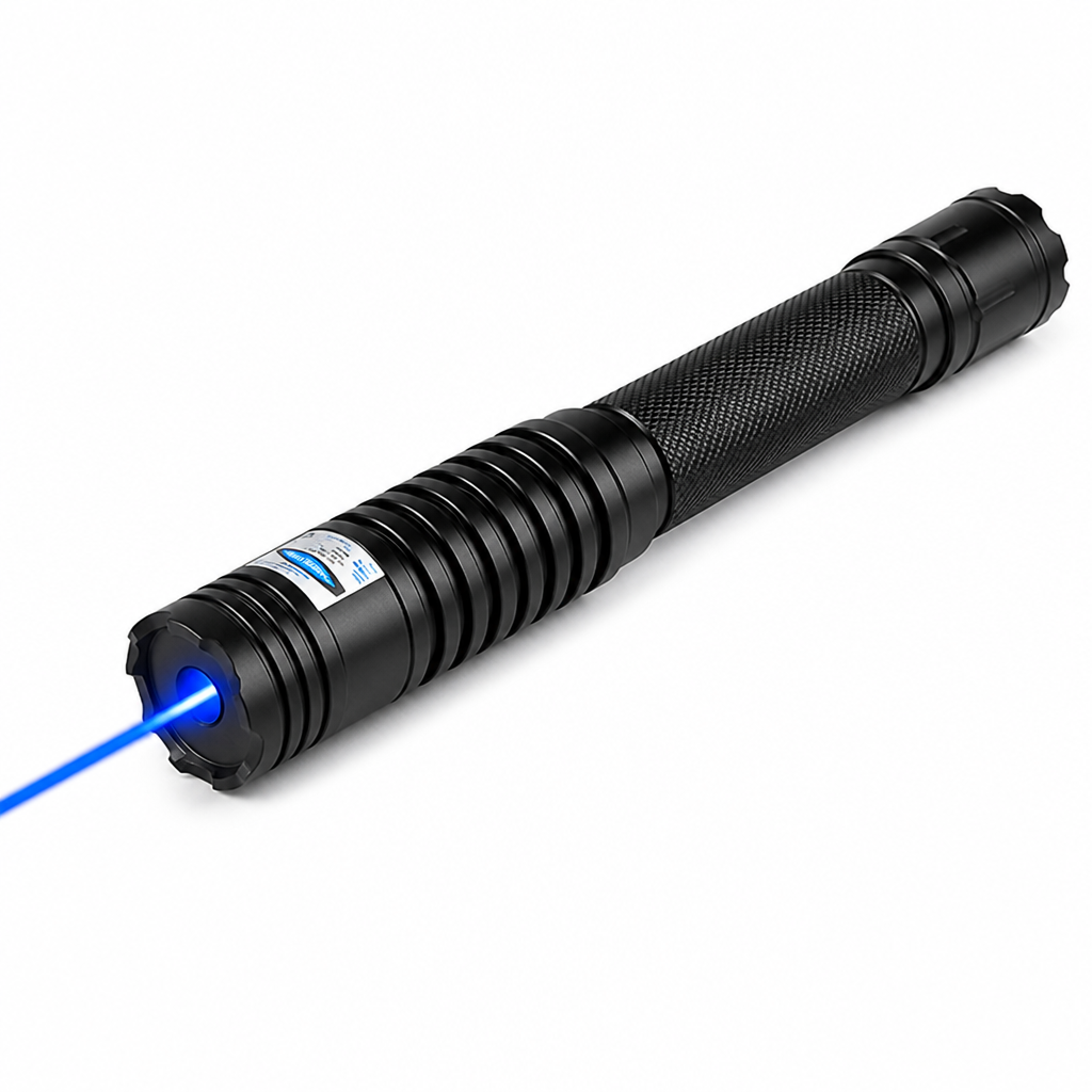 High-Power Blue Tactical Laser Flashlight