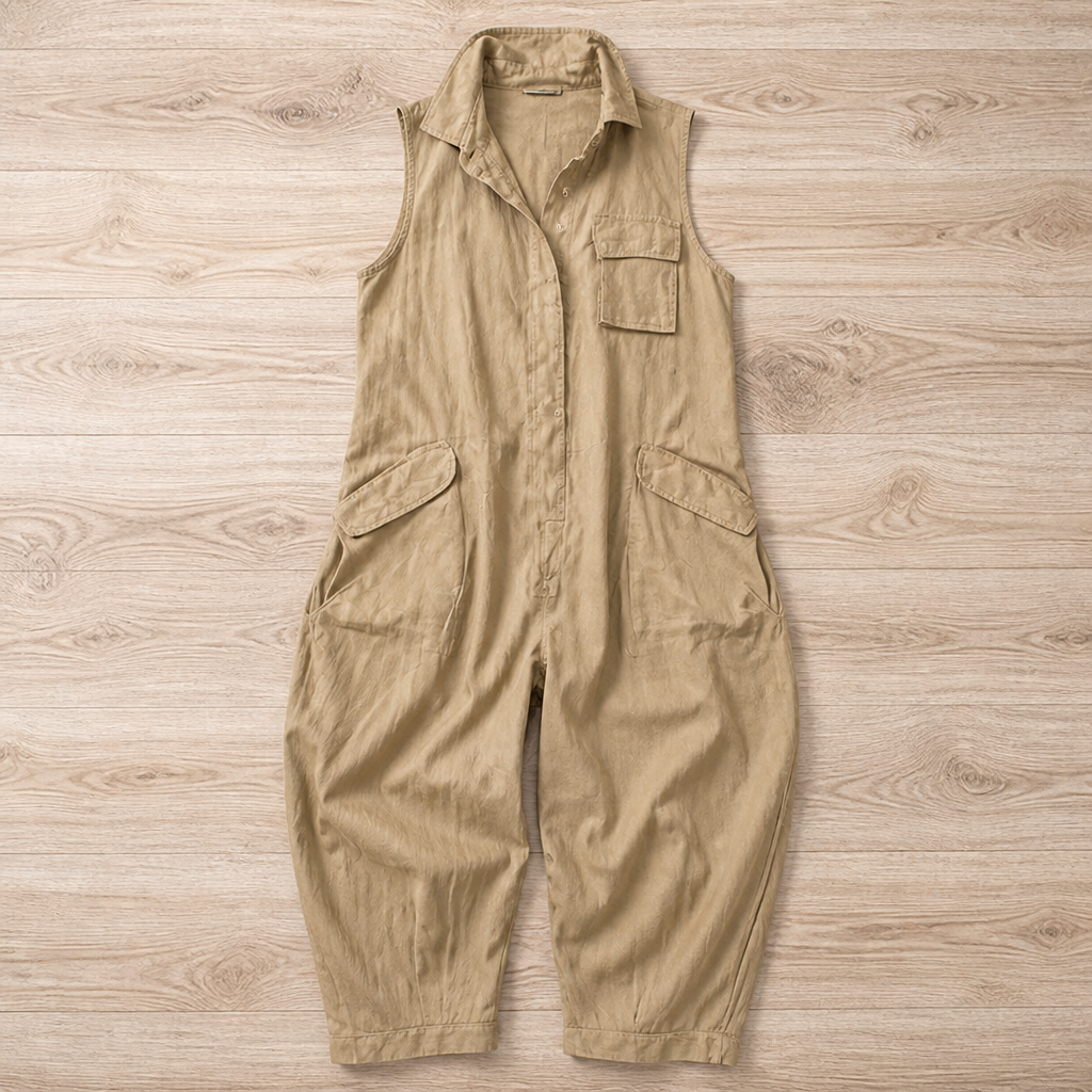 Velaire™ Sleeveless Overalls — Move Freely, Look Effortlessly Magnetic All Day