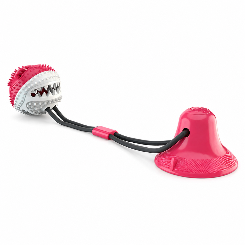 Suction-Cup Treat-Dispensing Dog Toy