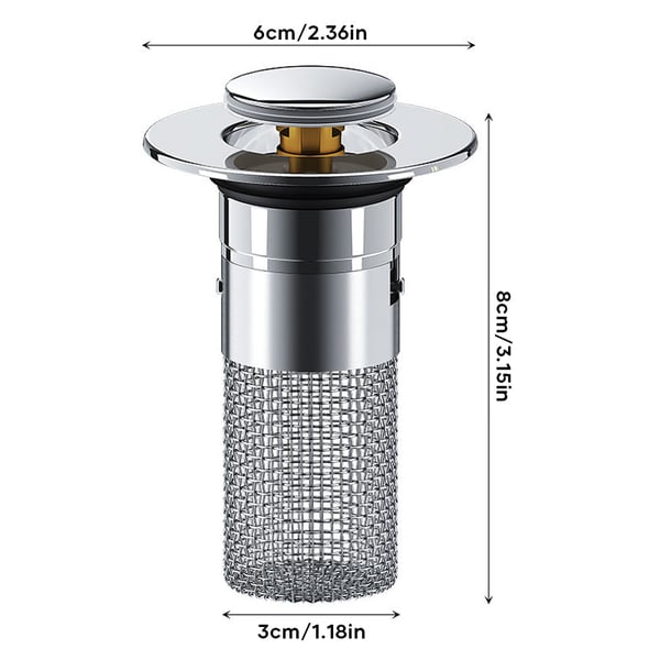 FlowGuard™ — Enjoy a Clog-Free Sink and Protect Your Valuables Effortlessly