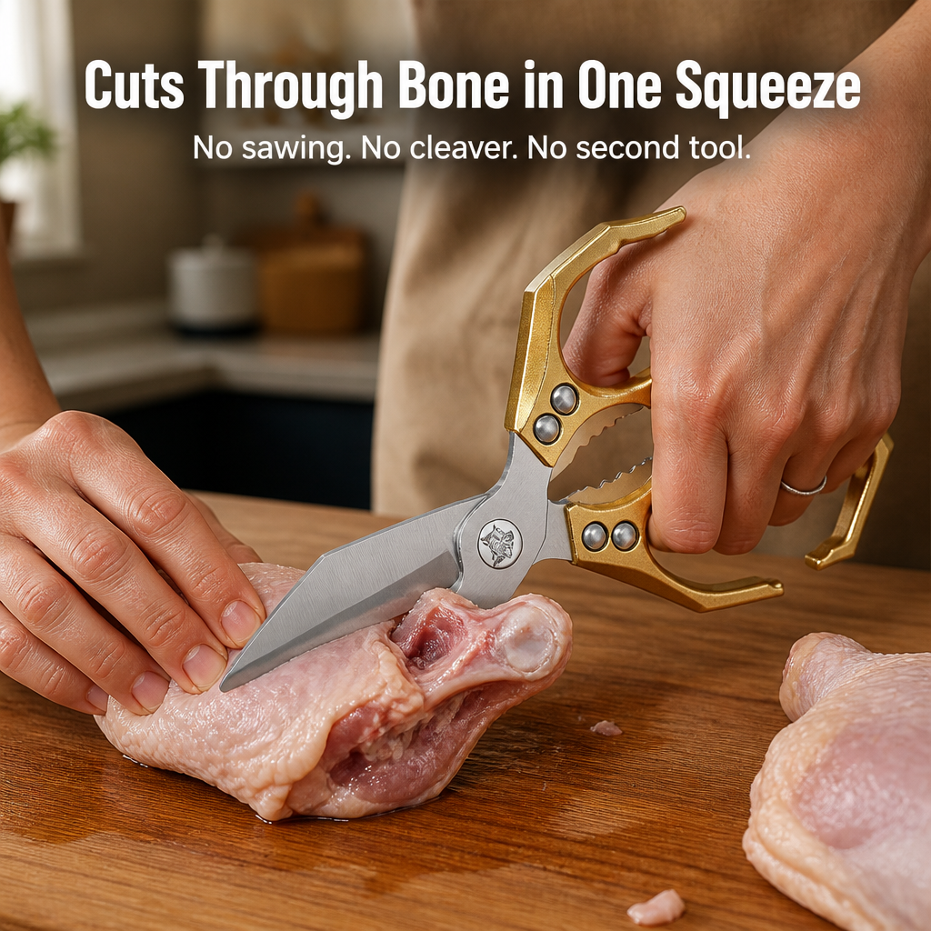 ChefClaw™ — Snap Shells, Crack Bones & Skip the Chef's Knife