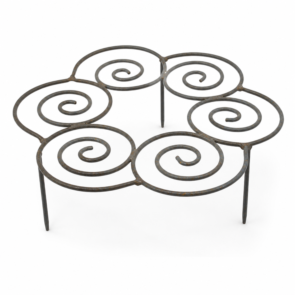 Handcrafted Metal Spiral Plant Support