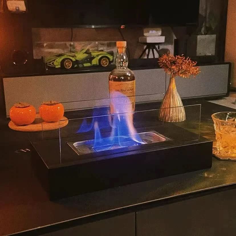 Indoor and Outdoor Smokeless Fireplace – Tabletop Bioethanol Fire Pit