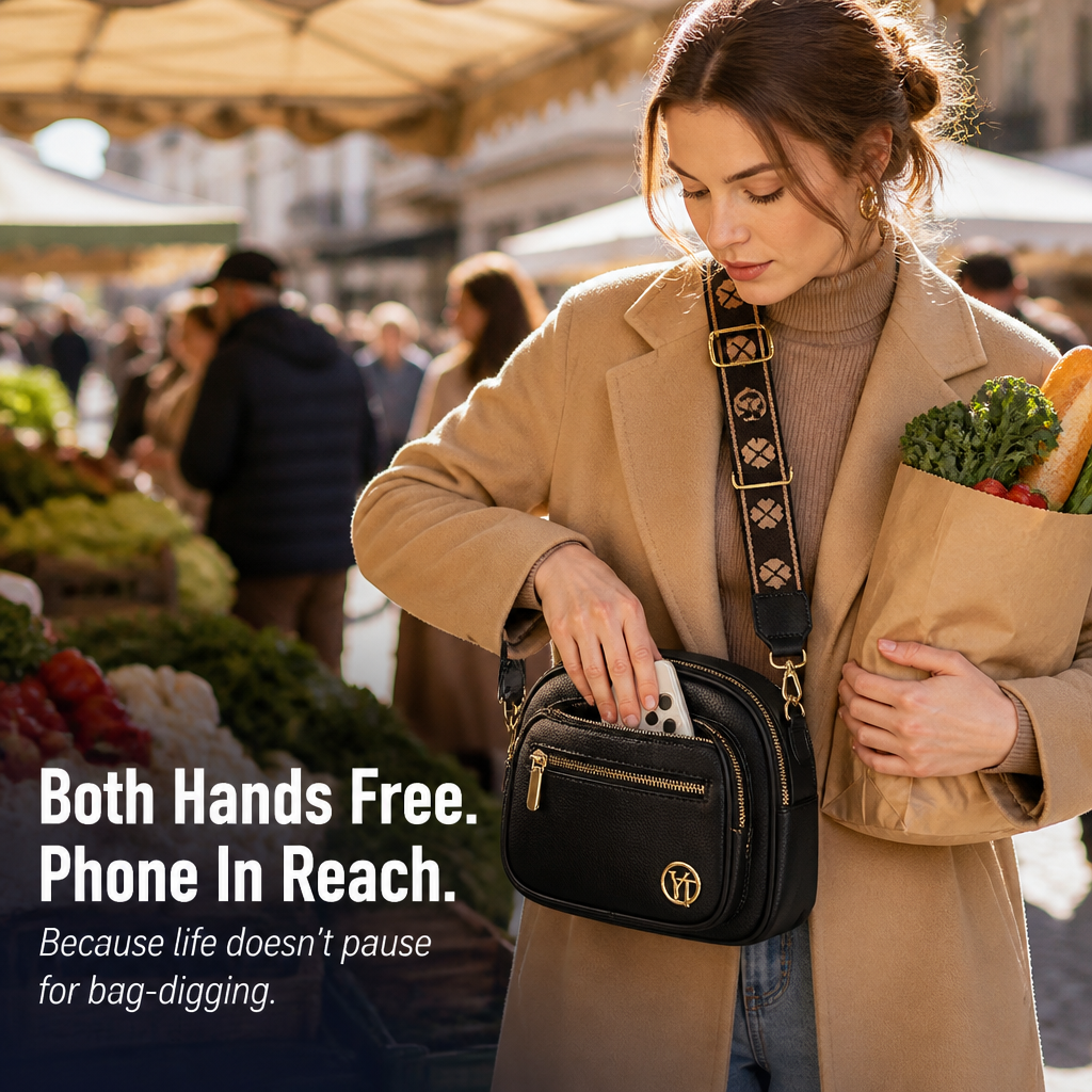 Lumevia™ — Discover Every Essential in 5 Clever Pockets Without Searching
