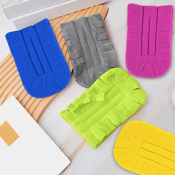 Set of 5 Microfiber Pads for Pet Hair and Dust Cleaning