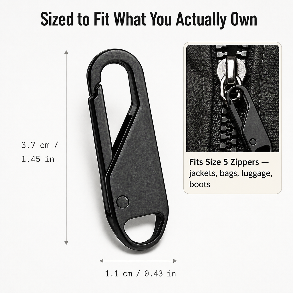ZipProFix™ — Fix Any Damaged Zipper Pull in Less Than 10 Seconds | 8-Pack