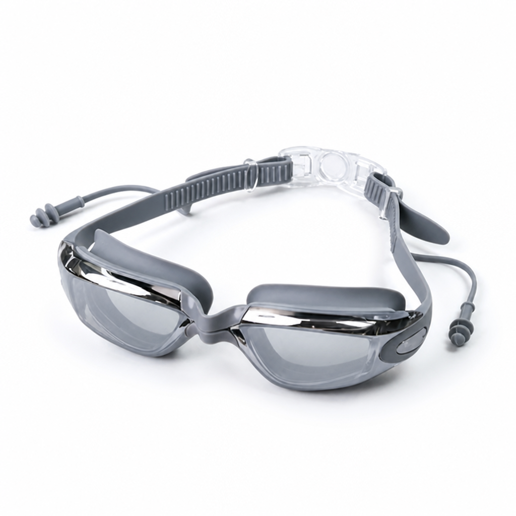 Anti-Fog & UV-Protected Swimming Goggles (Adjustable Strap)