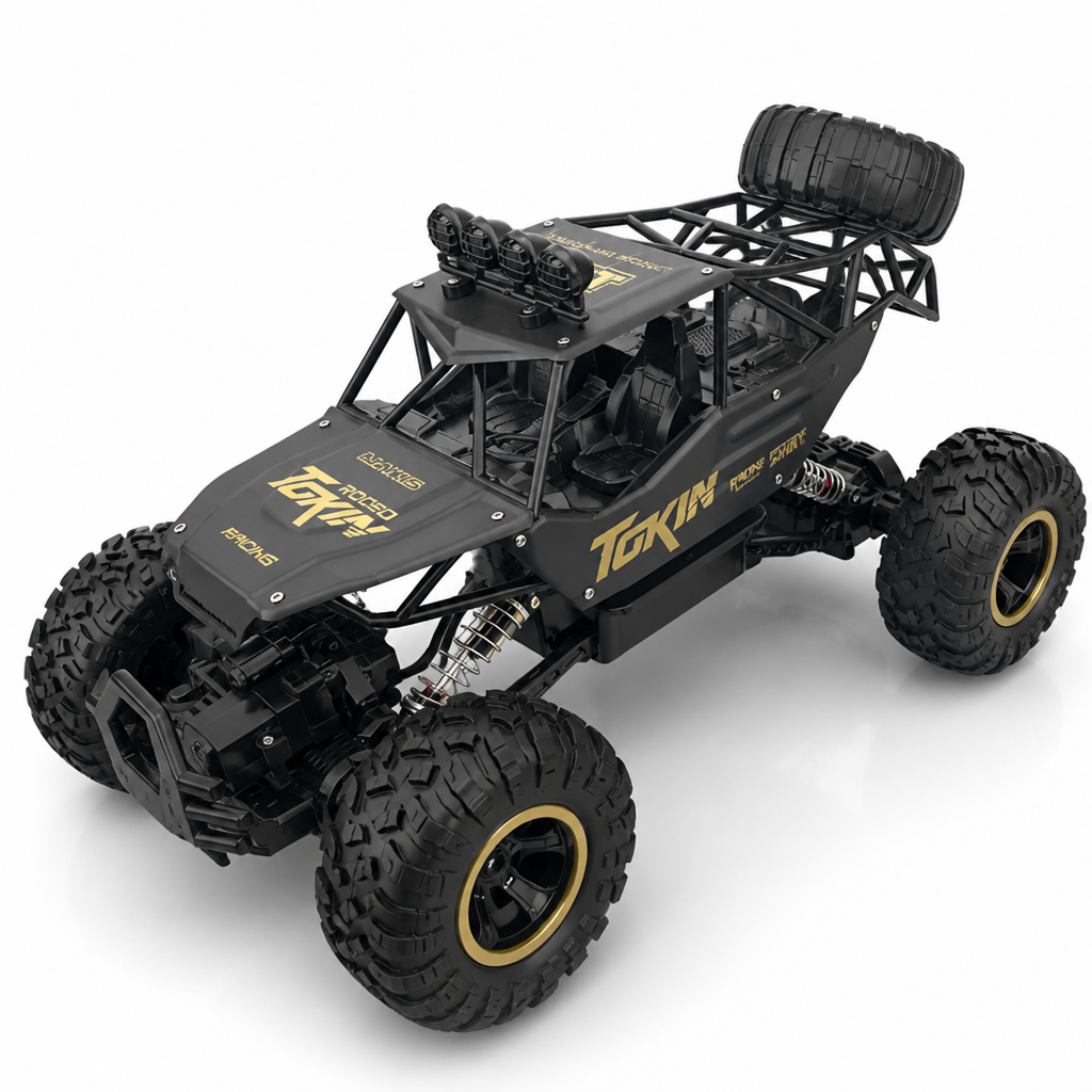 4x4 Shock-Absorbing RC Rock Crawler (164 ft Range)