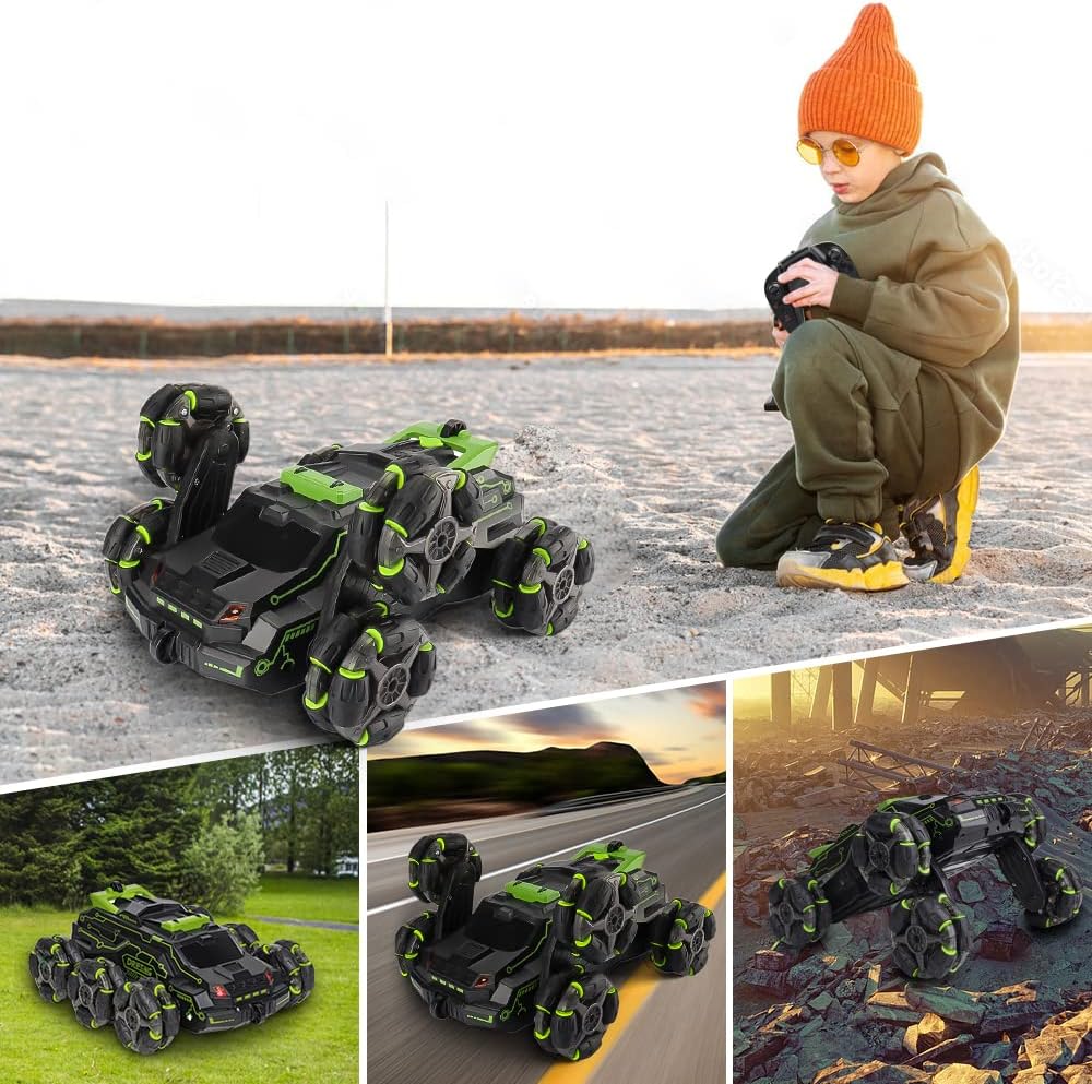 All-Wheel Drive Stunt Car with RC Remote Control