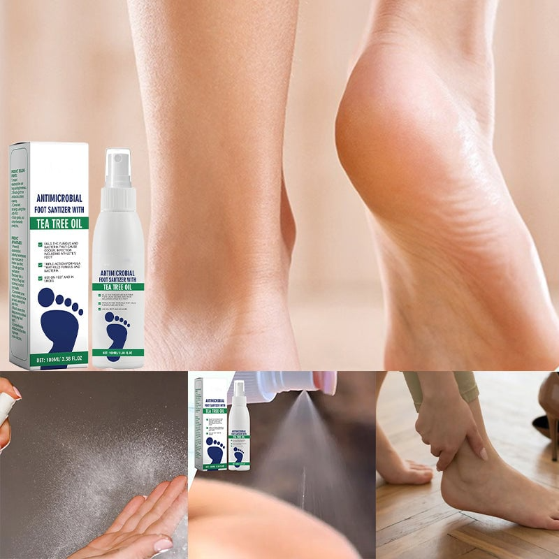 Tea Tree Oil Foot Spray with Antimicrobial Properties