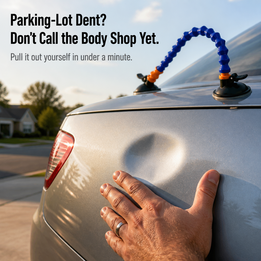 DentEasePro™ — Pop Out Parking-Lot Dents from Your Car in Less Than a Minute