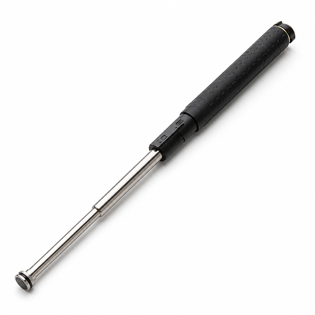 One-Hand Folding & Adjustable Steel Cane (Travel-Ready)
