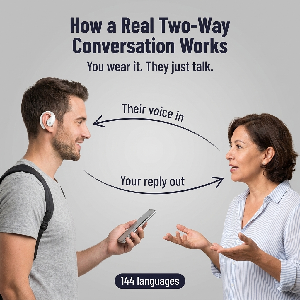 FluentEase™ — Communicate and Comprehend 144 Languages Hands-Free