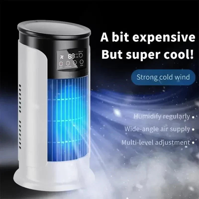 Compact 6-Speed Evaporative Air Cooler – Quiet Fan for Home and Office